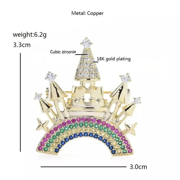 VQ Castle Brooch - Picture 3 of 6